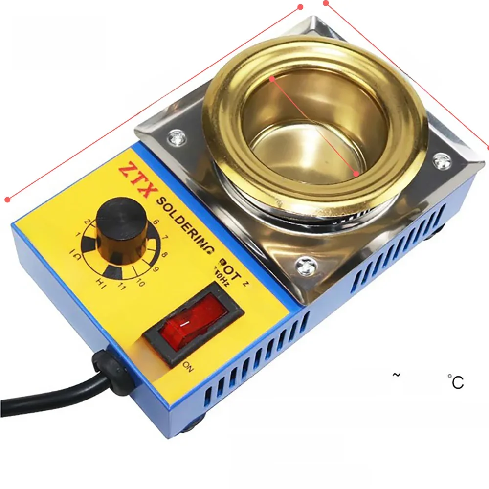 Forno de Fusão de Estanho com Temperatura Ajustável, Fogão Pot Tools, 160W, 220V, EU Plug