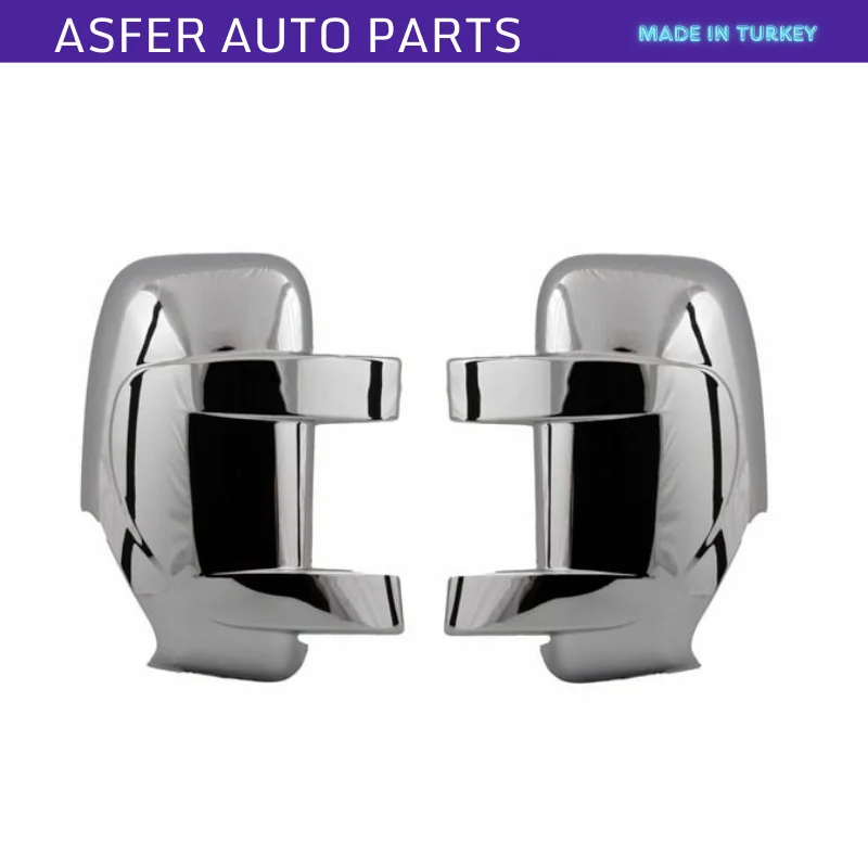 For Renault Master Mk3 2011-2019 Chrome Mirror Cover Stainless 2 Pcs Right And Left Set Oem 963016903R 963021976L