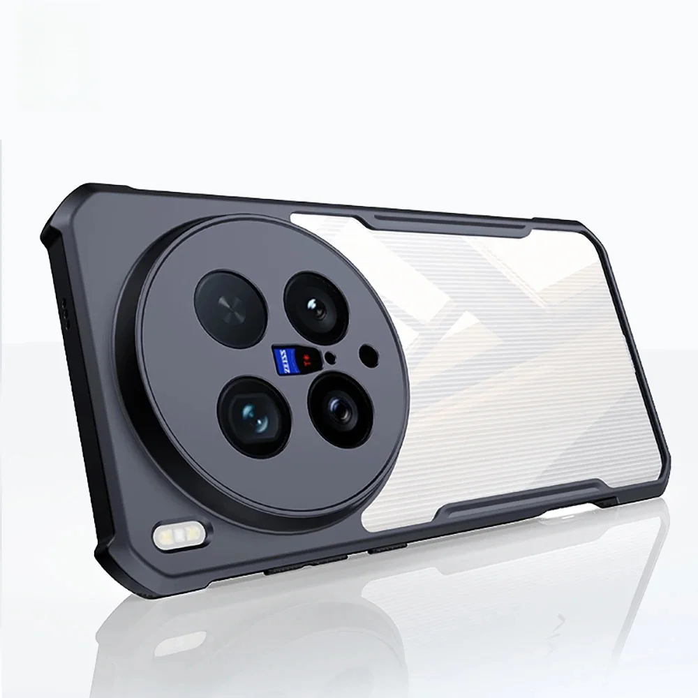 Xundd dla VIVO X200 Ultra Case poduszka powietrzna odporny na wstrząsy pasek z tyłu przezroczysty pokrowiec na telefon z ochroną aparatu, akryl + powłoka TPU — zdjęcie produktu 7