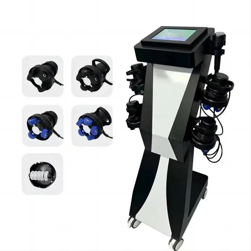 

2025 Newest 5 Handles Roller Body Slimming Vibration Massager 5 Handles Negative Pressure Roller RF Body Slim