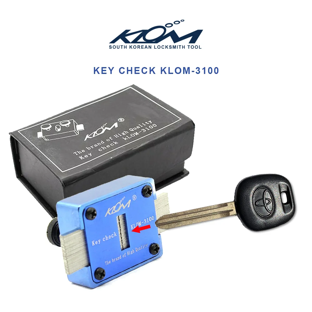 Klom KL3100 Key Check Key Blank ID Identification Matching Tool For Locksmith