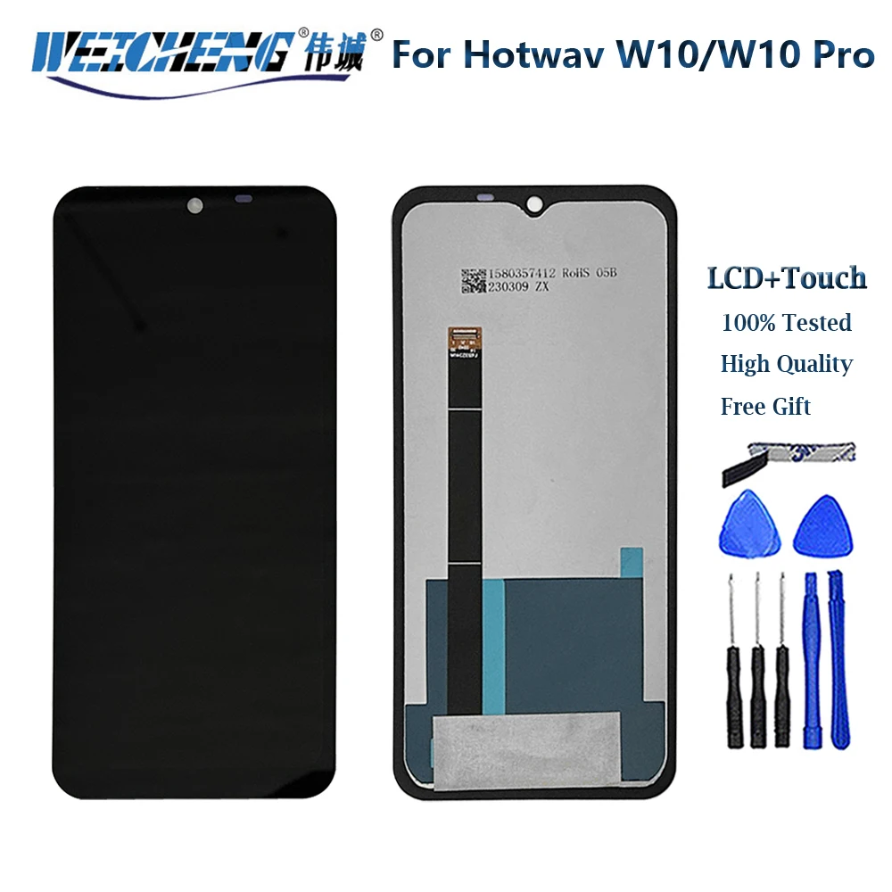 Original 6.53 Inches Replacement Tela Lcd For Hotwav W10 / W10Pro LCD Display +Touch Screen Digitizer Assembly W10 Pro Screen