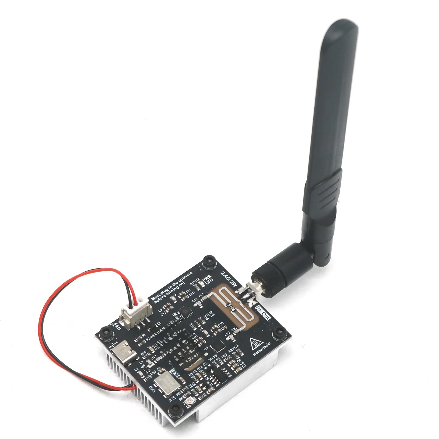 2,4 Ghz 2 W WiFi Bluetooth Sweep Signalquelle VCO RF Generator RF Power Verstärker Für 2,4G BT Headset musik Lautsprecher Wifi Kamera