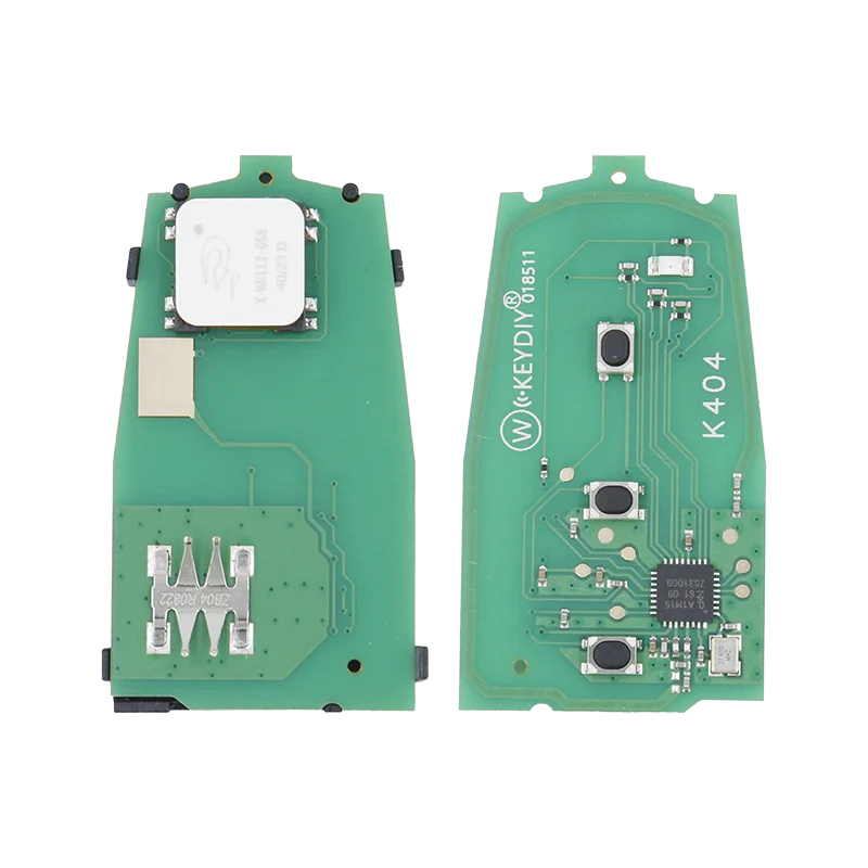 KEYDIY مفتاح تحكم عن بعد لاسلكي ذكي عالمي قابل للطي - ZB04-3 أزرار نموذج مستقيم على الطراز الحديث