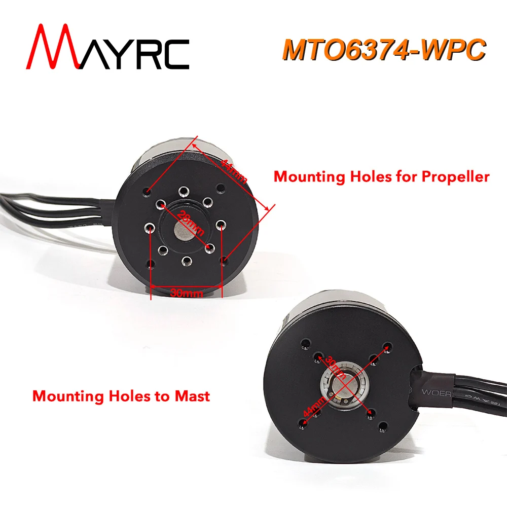 MAYRC VESC Controller 100A Based on V6.0 & 150KV Motor 3.5KW 5KW Water-proof Engine with Propeller for Electric Hydrofoil Board