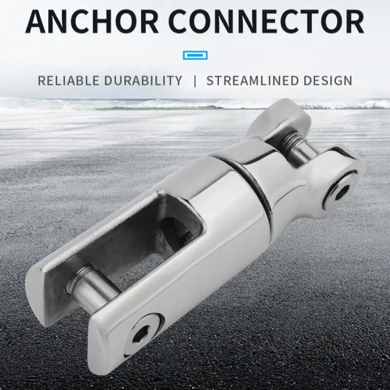 

Boat Anchor Swivel Chain Connector Double Mooring Connector Tool Marine Handware for 6‑8mm Chain