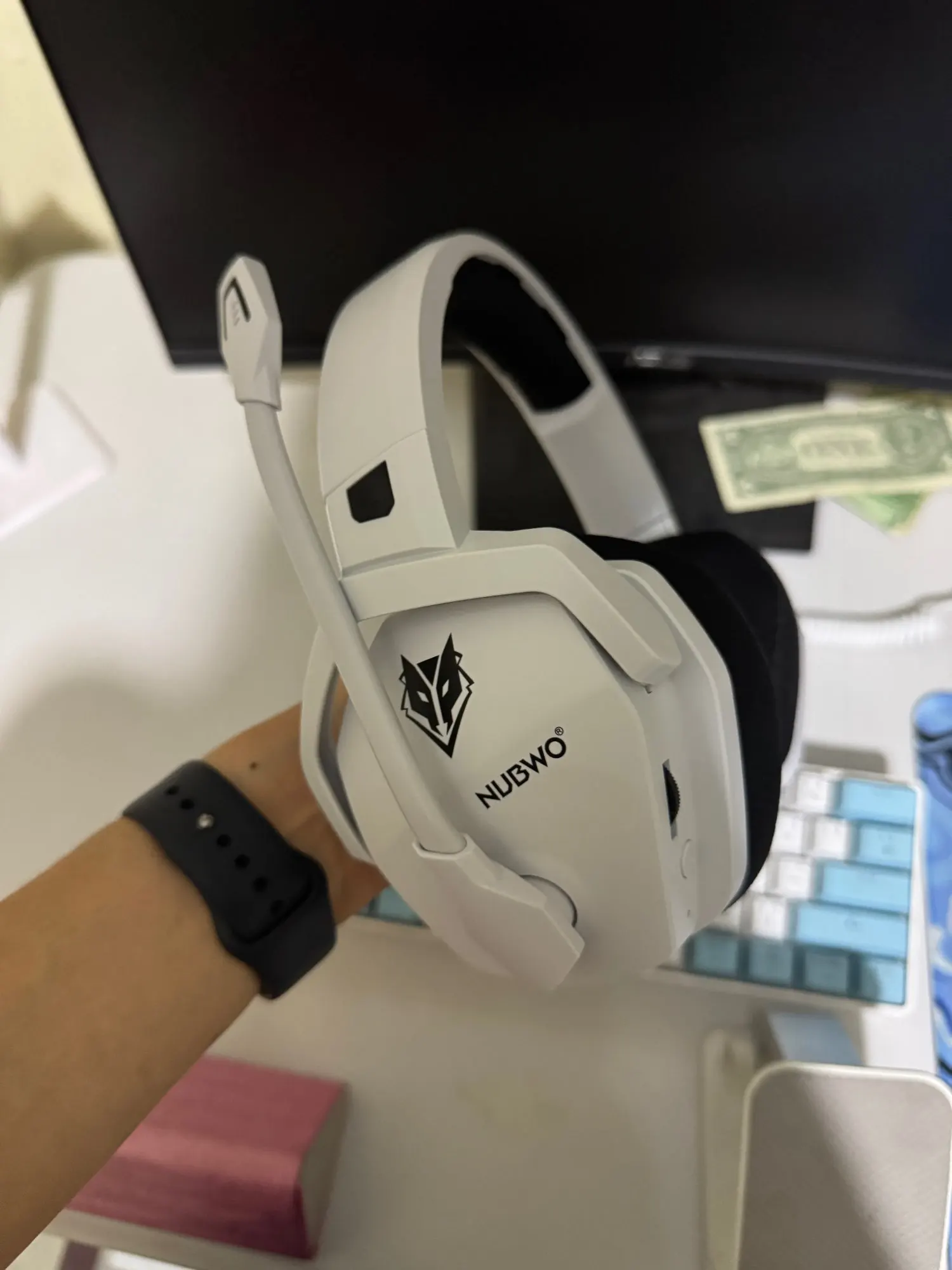 NUBWO G06 2.4G Dual Wireless Gaming Headset 5ms Low Latency 7.1 Surround ENC Mic For PC PS4 PS5 Gaming Bluetooth Headphones photo review