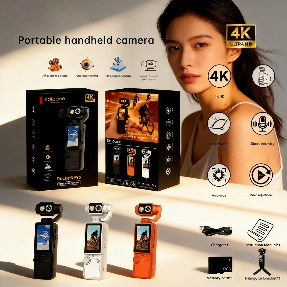 mini-pocket-gimbal-camera-4k-hd-video-vlog-camera-3-axis-stabilizer-portable-action-cam-for-travel-vlogging-black-white-orange