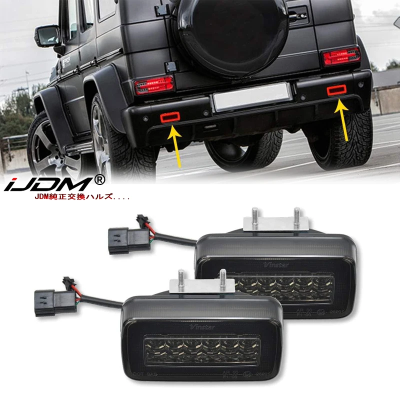 LED Tail Light For Mercedes-Benz W463 G-Class G500 G550 G55 AMG G63 AMG 1986-2018 Rear Bumper Fog Lights Backup Reverse Lights