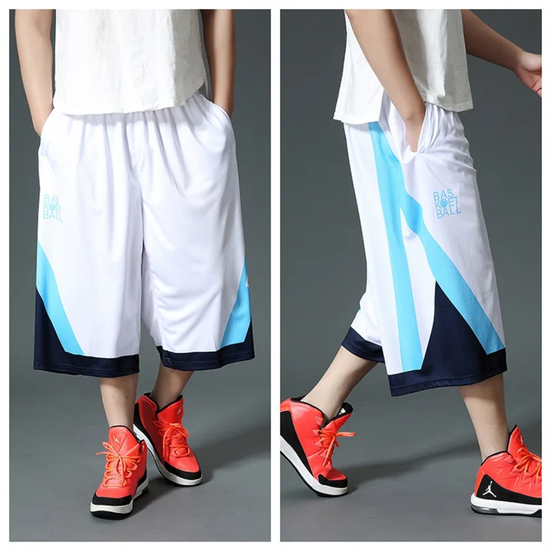 

Fashion Plus Size Boardshorts Summer Men Casual Loose Baggy Sportswear Basketball Shorts Hiphop Harem Streetwear CLothes