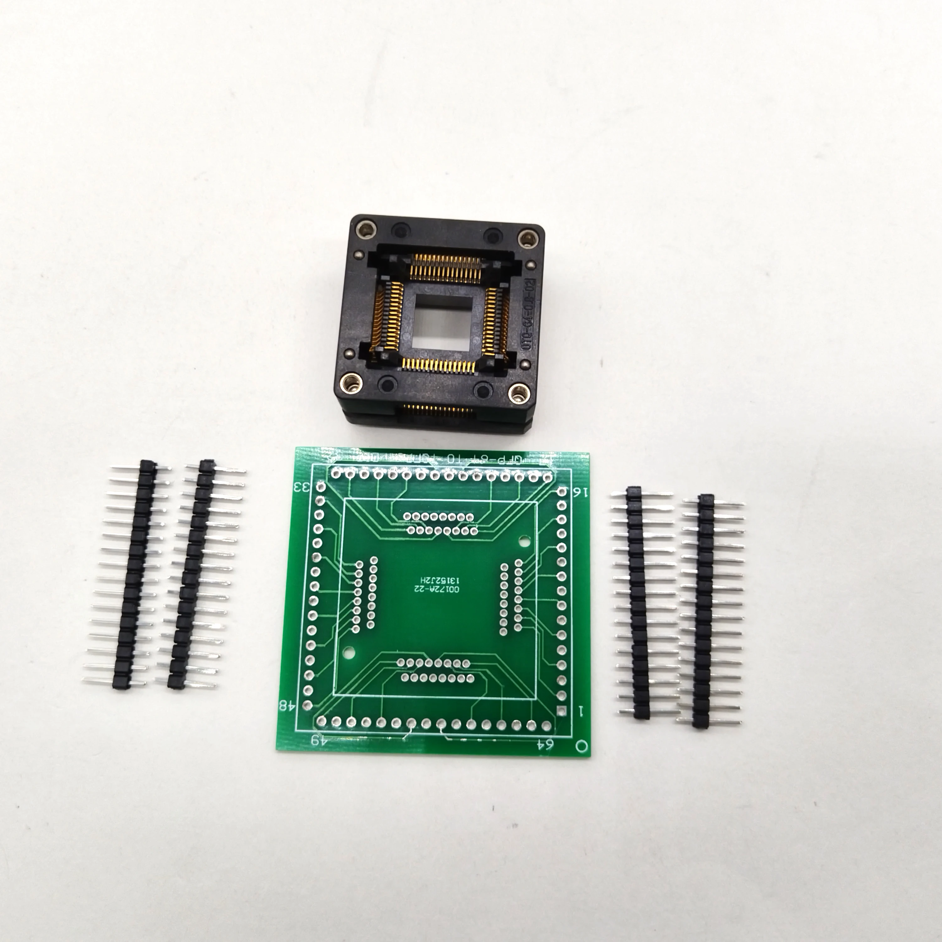 Picture 7: QFP64 TQFP64 LQFP64 Test Flash Programming ZIF adapter STM32 Burn in Socket Pitch IC Test For ETL I C Chip Programmer