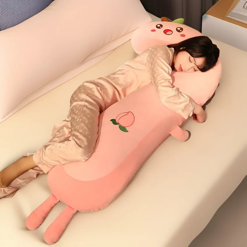 Haengbuk Soft Long Cushion Gift Fruit Body Pile Cozy Cushion Sleep Helper