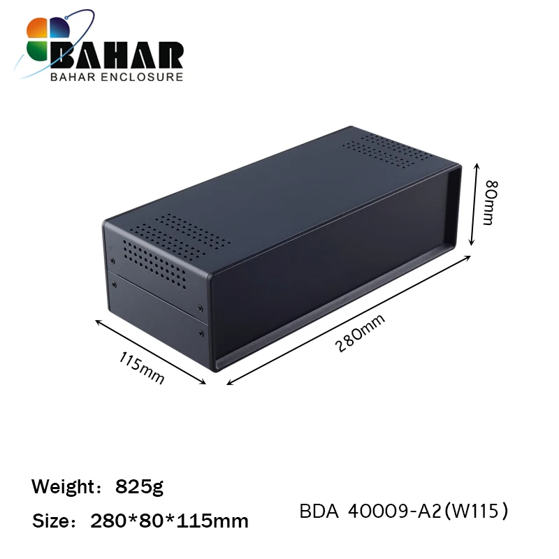 Bahar Enclosure Iron Case Wire Junction Box Instrument Shell Distribution Box Power Controller Housing  BDA 40009-W115