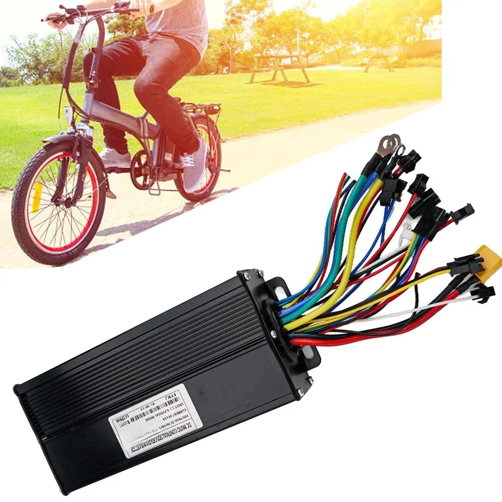 AliExpress 36V 48V 52V E - Bike Controller 40A 1500/2000W Three Mode Sine Wave Brushless Controller for E-Bicycle Tricycle Electric Scooter