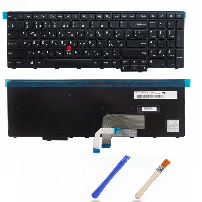 Klawiatura US/RU/GR/SP/AR/IT/LA/UK/FR do Lenovo IBM ThinkPad T560 T550 L560 P50S E540/P W550/S E531 L540 W540 T540/P W541 L570 — zdjęcie produktu 7