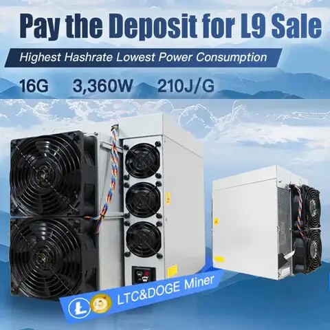 

Bitmain Antminer L9 Dogecoin Miner - CryptoMiner