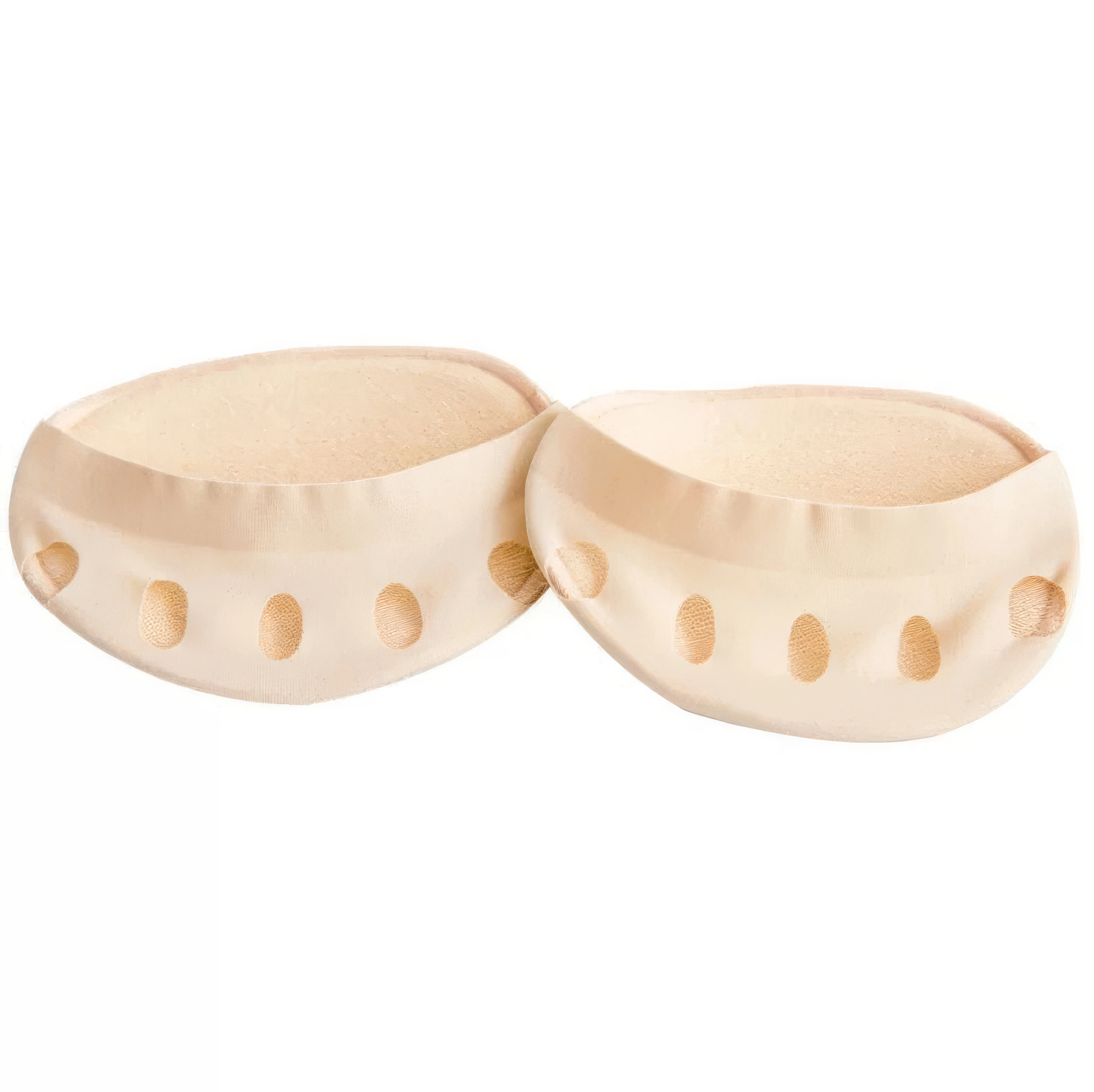 베이지 톤의 4개의 풋 패드, 내마모성 디자인, 편안한 발 보호 패드, 편안한 하이힐 깔창