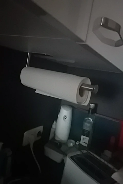 Kitchen Paper Towel Holder Adhesive Tissue Hanger Toilet Roll Paper Dispenser Cabinet Storage Napkin Rack Bathroom Accessories photo review