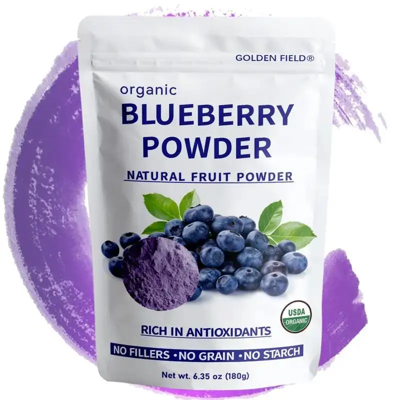 Blueberry Powder, Berry Powder for Muffins, Pancakes, Oatmeal, 6.35 Oz