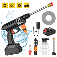 50Bar Cordless High Pressure lever Wash Spray Water Gun Car 20000mAh Wash Pressure Water washing Machine for Makita 21V Battery