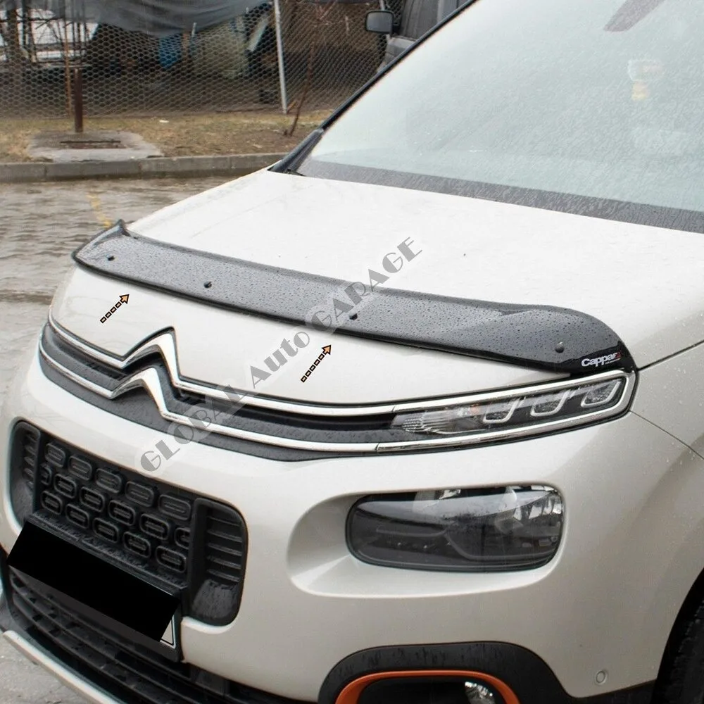 For Citroen Berlingo 2019-2021 Front Bug Shield Hood Deflector Guard Bonnet Protector Car Auto Accessory Car-Styling Accessories