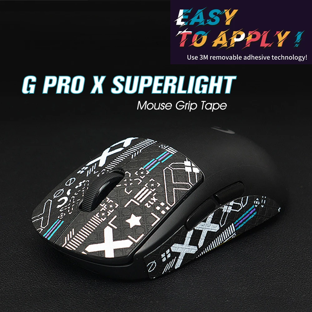 

Mouse Grip Tape For Logitech G PRO X GPW Superlight Anti-Slip For Sweat Resistant Easy to Use Self Adhesive Design Professional