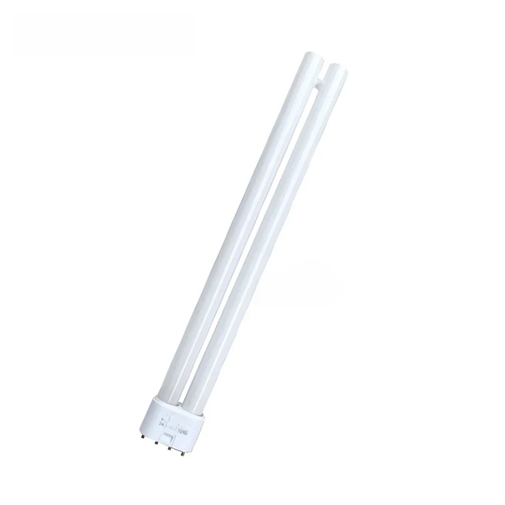 Lampe fluorescente 18W 24W 36W 40W 55W, 4 broches, double Tube, Base lumineuse à économie d'énergie, Tube d'économie d'énergie H 2G11, blanc, jaune, AC220V