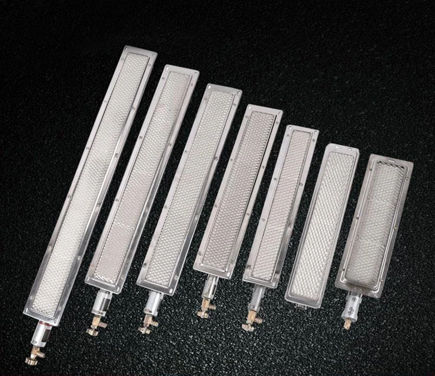 Brûleur infrarouge en céramique pour Barbecue Portable, brûleur à gaz en céramique en acier inoxydable, plaque d'aluminium, brûleur infrarouge avec buse