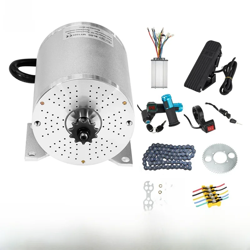 Kunray 1000W 3000W 72V E-bike DC Motor Brushless Controller for Motor 36V 48V 2000W with Speed Throttle for Scooters Go-Karts — zdjęcie 2