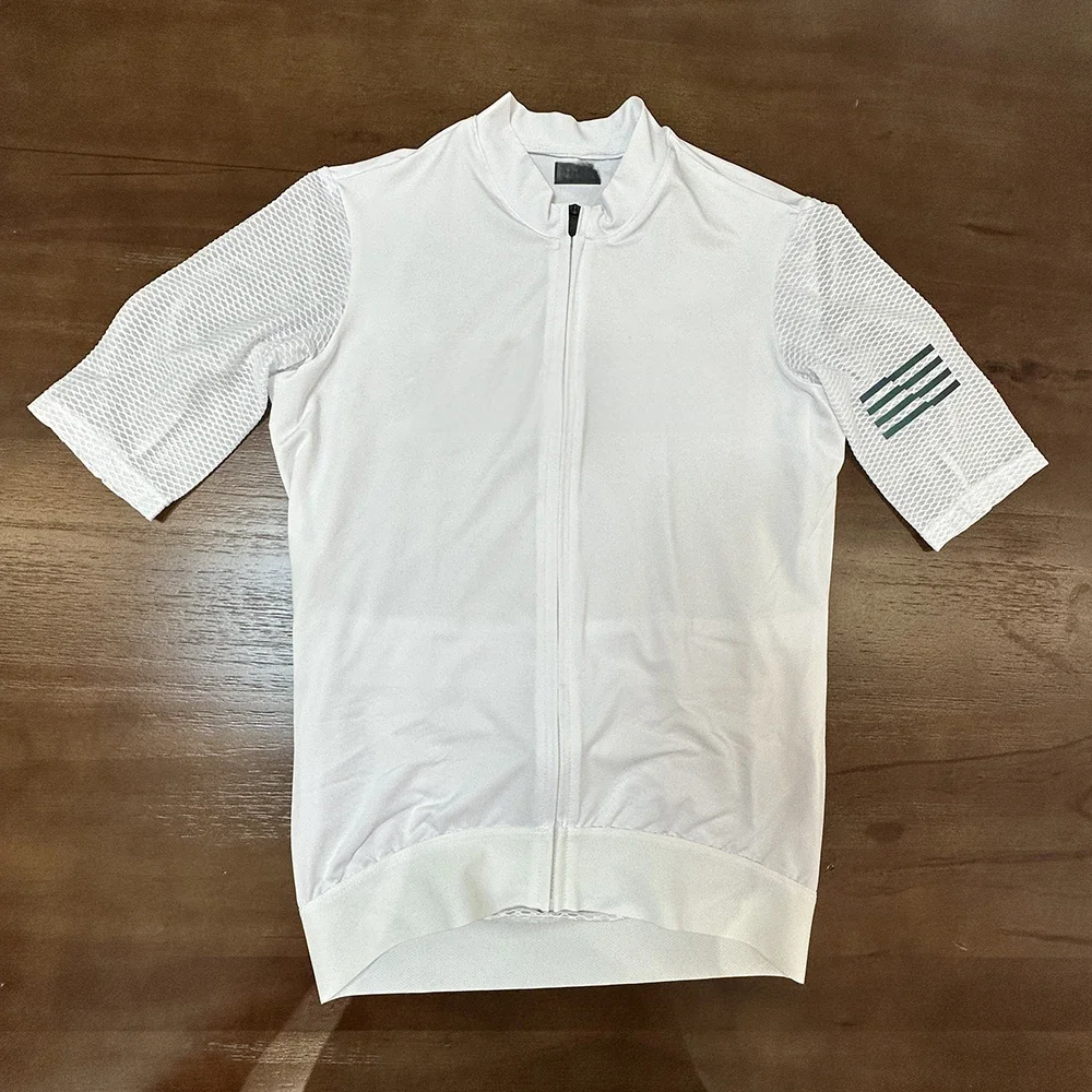 AliExpress PIMMER 2024 New White Summer Cycling Jersey Men MTB Road Pro Team Bicycle Clothing Breathable Anti-sweat