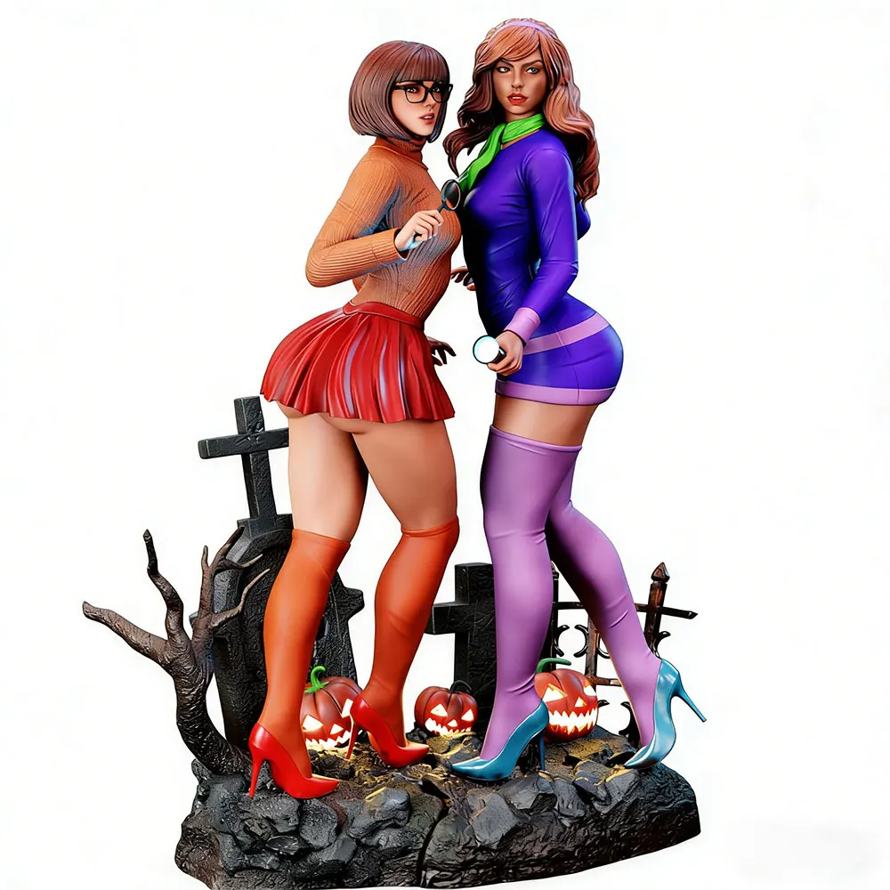 1/24 Sexy Figurine Resin Model Kits GK Miniature 3D Printed Gray Model Figurine DIY Doll Collection Unassembled And Unpainted