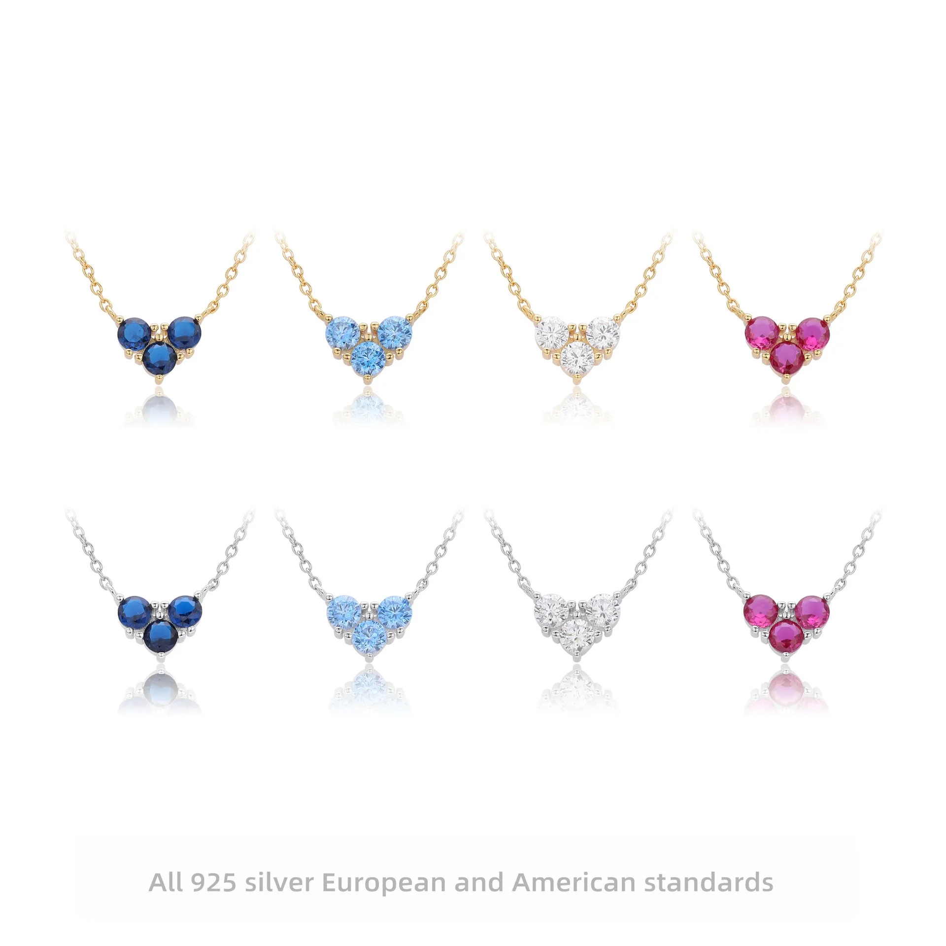 

S925 Sterling Silver Heart Pendant Necklace Minimalist Dainty Jewelry for Women Elegant Everyday Gift