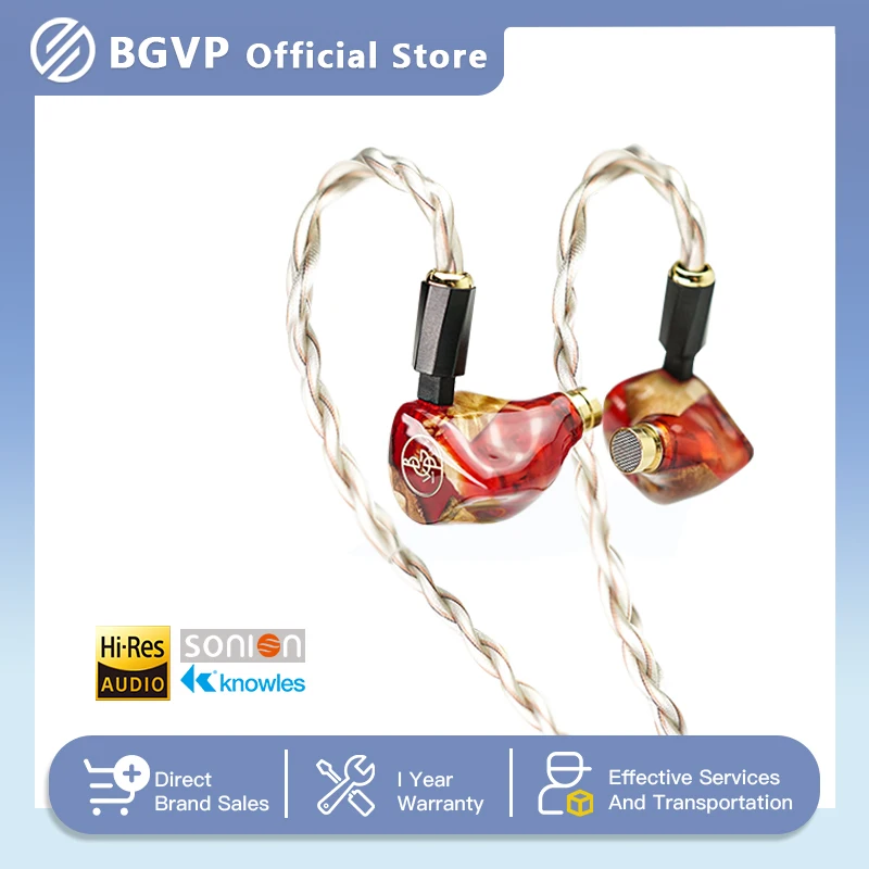 BGVP Phantom Special edition 8 Drivers EST BCD Year of the Snake Limited Headpho In-ear Hybrid Monitors Bone Conduction Earphone