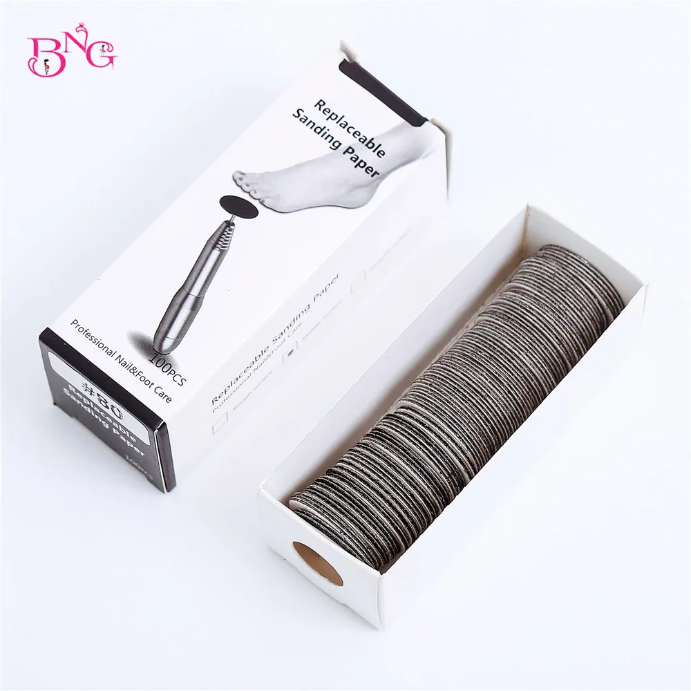 Replaceable Sanding Paper Metal Disk Shaft Pedicure Tool Foot Dead Skin Remover Feet Care Salon Manicure Disc Tools