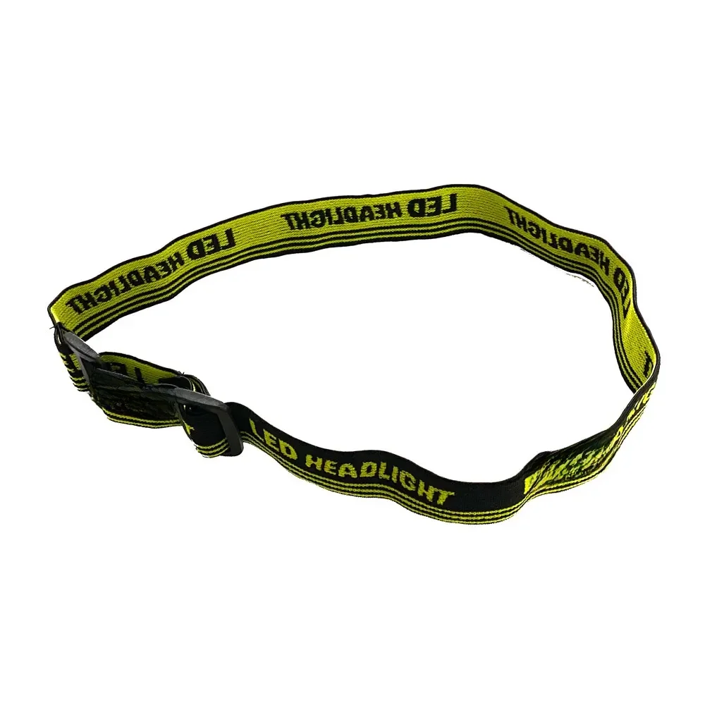 Sangle de tête élastique blanc vert, 1 pièce, bandeau réglable pour lampe de poche, phare d'extérieur