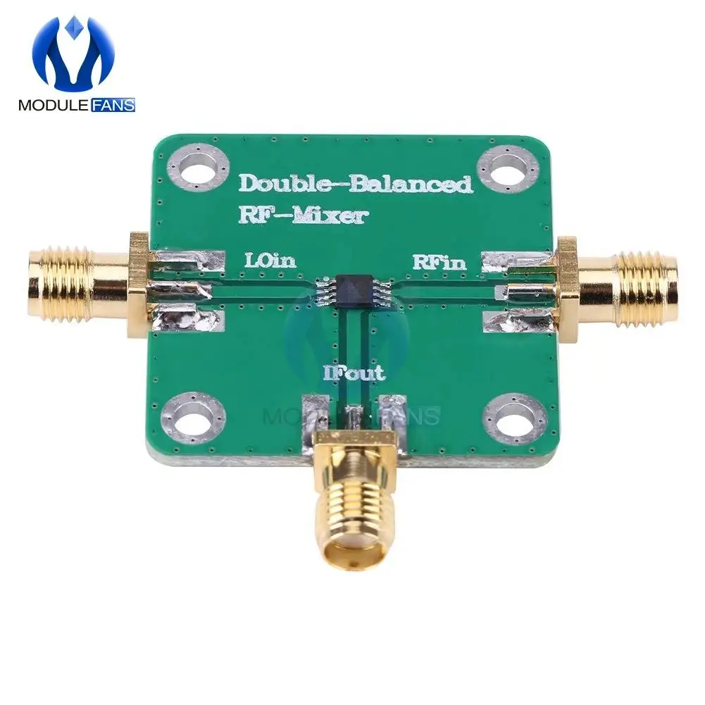 Microwave Radio Frequency Dual Double Balanced RF Mixer Frequency Transducer SMA Female Differential Circuit Signal IF Filter