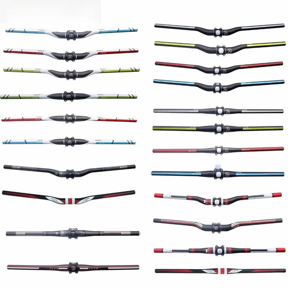 AliExpress FCFB FW full carbon fiber bicyle handlebar mountain bike MTB handlebars 31.8*720mm ultra long manillar fixie bicycle parts