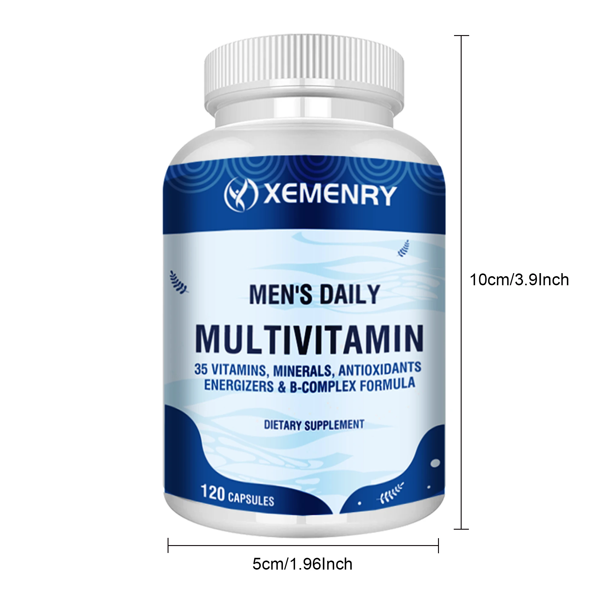 Men's Daily Multivitamin - for Immunity, Energy, Digestion, Skin, and Overall Health - 120 Capsules