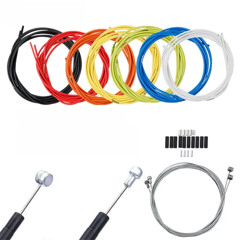 AliExpress MEROCA Mountain Bike Brake / Speed Shift Cable Kit 2m 2.5m Road Bike BMX High Quality Brake Cable