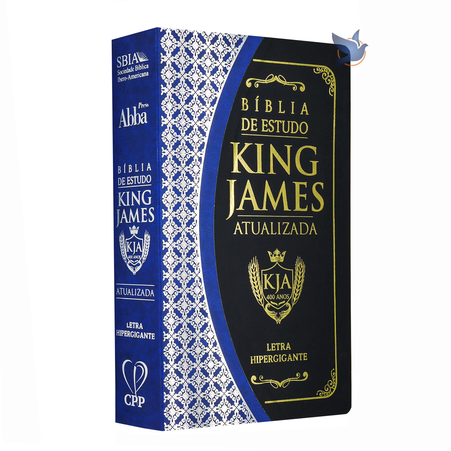 King James KJA Study Bible Black and Blue PU Cover