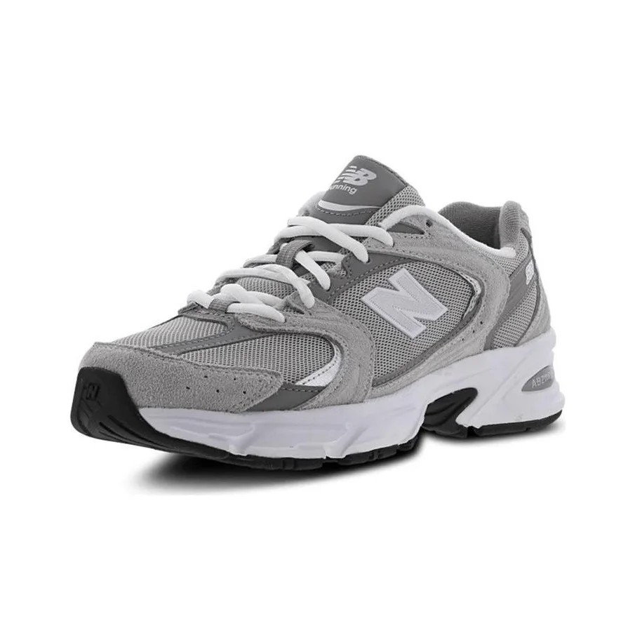 حذاء الجري New Balance NB 530 مسامي وخفيف الوزن ومنخفض القطع للرجال والنساء، رمادي