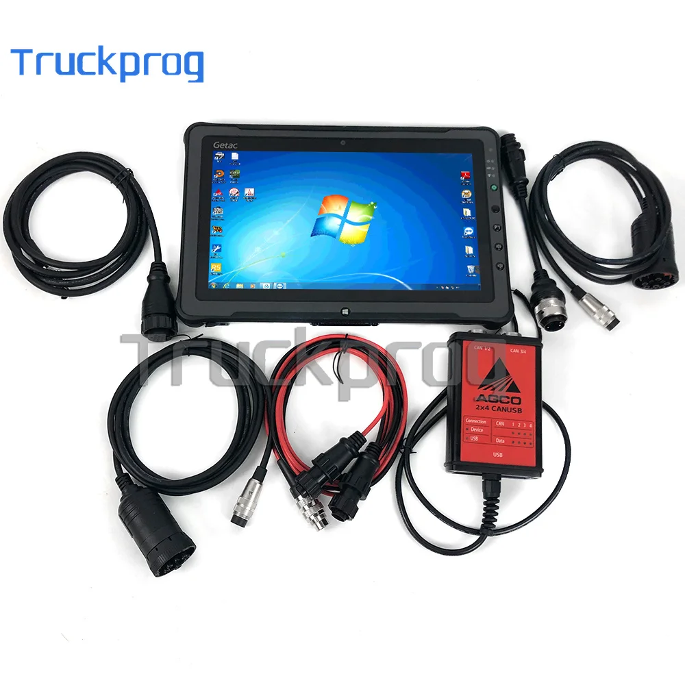 For AGCO OEM Agricultural Diagnostic Scanner EDT FENDT FenDias AGCO CANUSB Interface Electronic Diagnostic Tool F110 TABLET