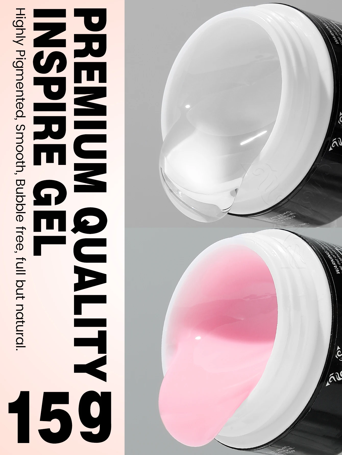 Yokefellow-Kit de extensión de uñas de Gel polivinílico, Mini lámpara de uñas, herramientas de arte de uñas, diseño de arte de uñas, Kit para principiantes, 15 piezas