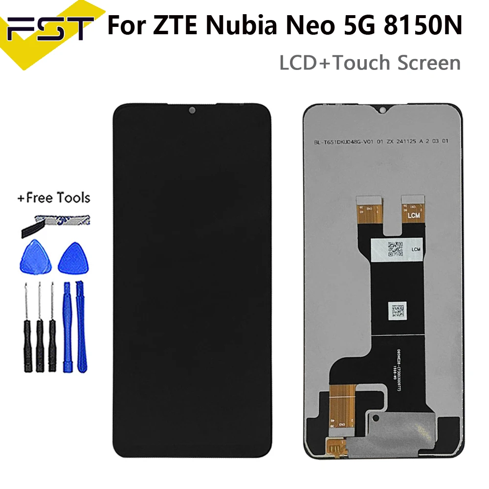 Original For ZTE Nubia Neo 5G 8150N LCD Display Touch Screen