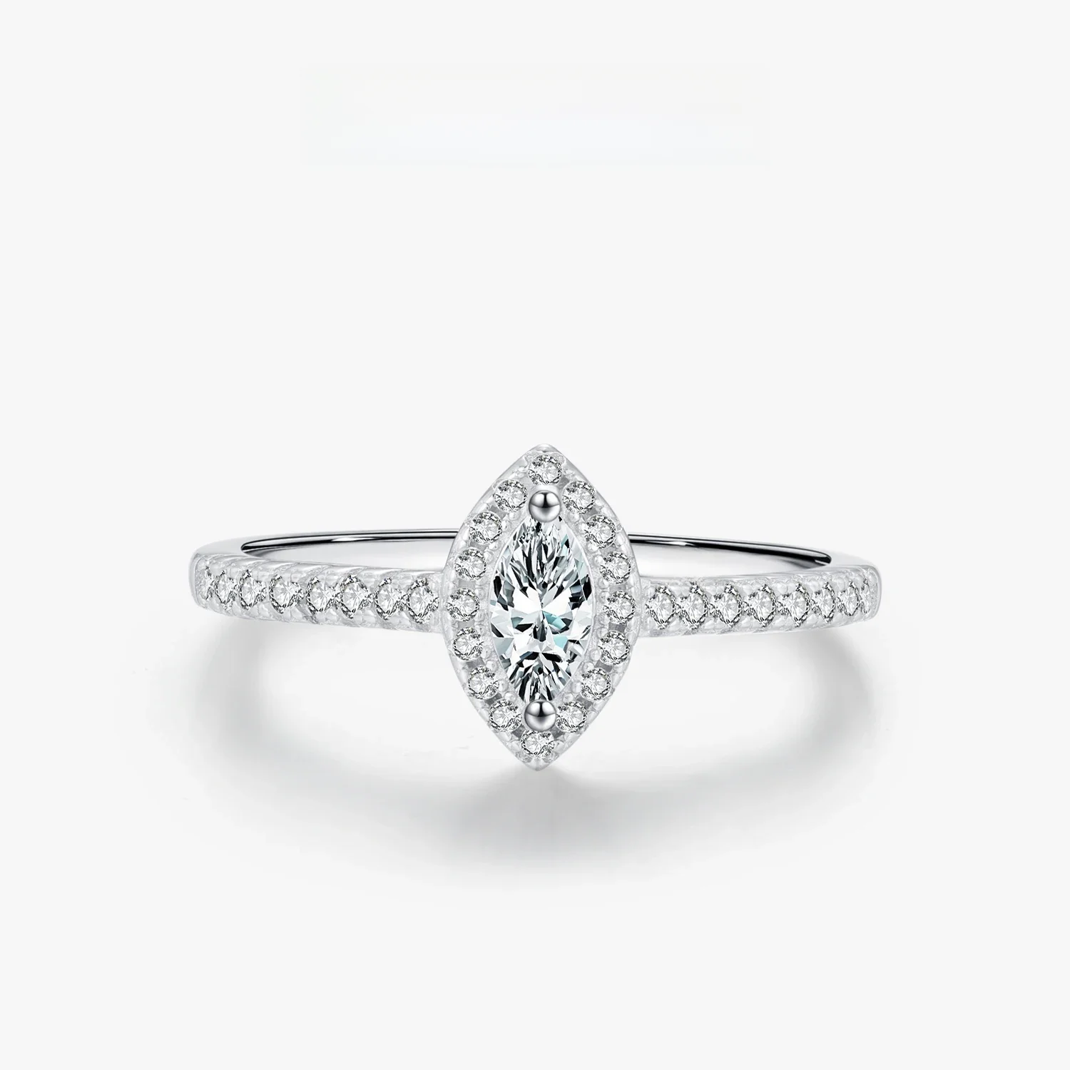 Modian exquisite Luxus Marquise Schnitt cz Ring 925 Sterling Silber Ring für Frauen Hochzeit