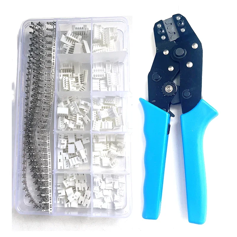 460PCS JST XH2.54 XH 2,54mm PH2.0 Draht Kabel Stecker 2/3/4/5/6 Pin Pitch Männlich Weiblich Steckdose Terminal Zange Set