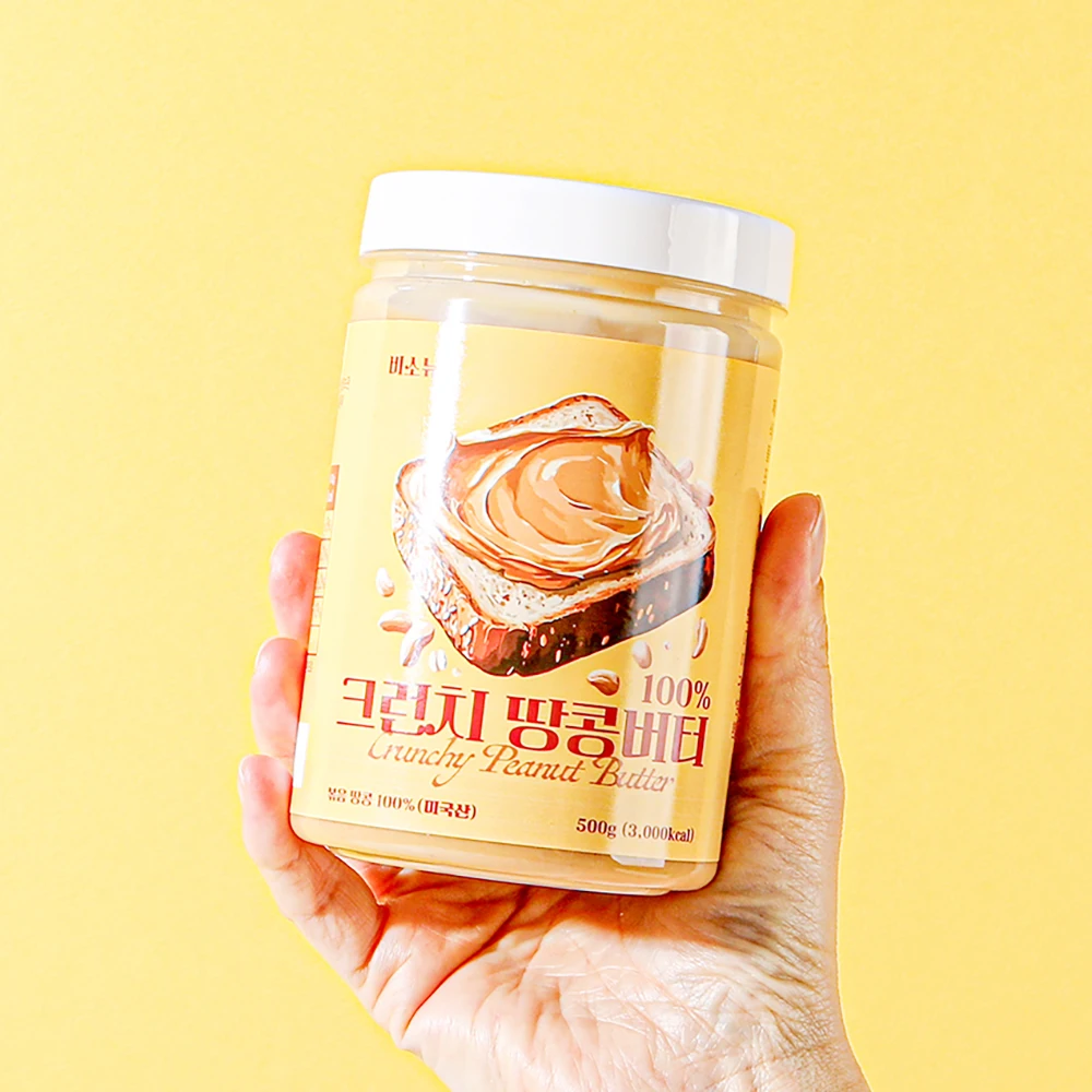 비소뉴 크런치 땅콩버터 100% 무첨가 - 5