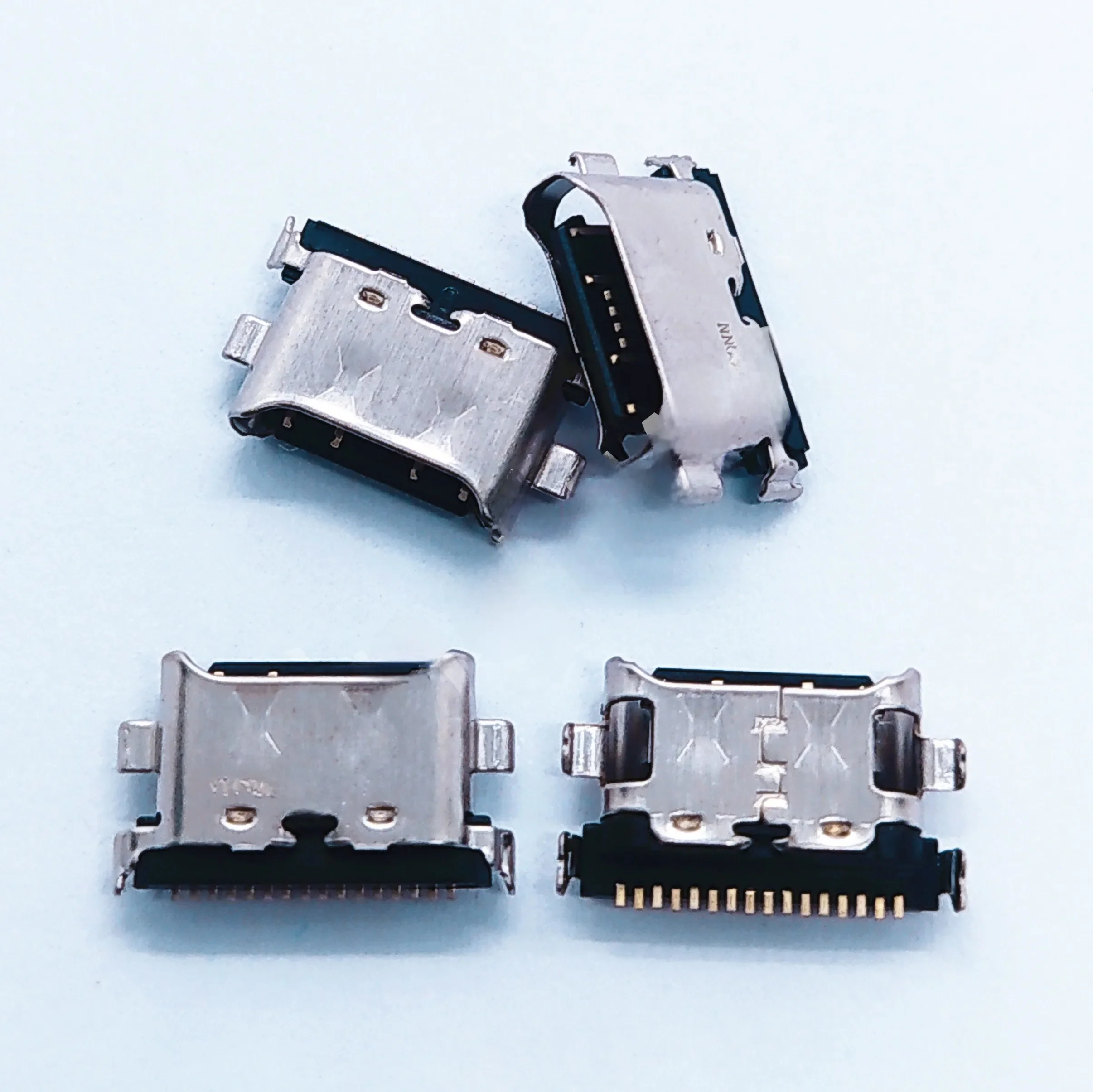 10-100 sztuk 16Pin Type-C Micro USB Ładowarka Złącze Port Gniazdo dokujące Typ C Dla Samsung Galaxy A20 A21S — zdjęcie 2