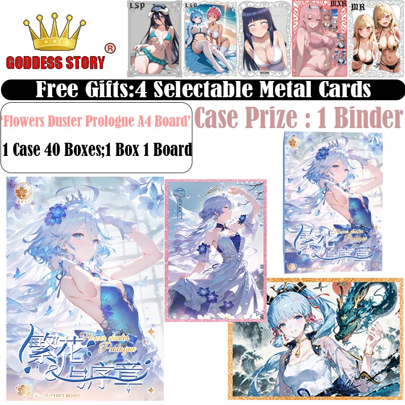 

Flowers Duster Prologue A4 Board Goddess Story Collection Anime Swimsuit Party Cards Ideal Girls Favoriting Doujin Hobbies Gifts
