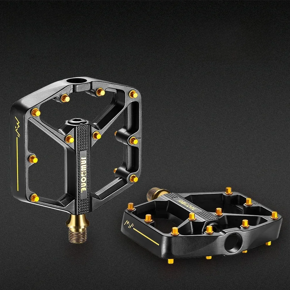 AliExpress RYET Jawbone Mountains Bike Pedals Bicycle Flat Pedals Aluminum 9/16" Sealed Bearing Ultralight Pedal Cycling Product Accessories